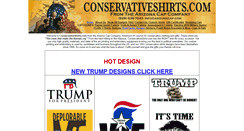 Desktop Screenshot of conservativeshirts.com